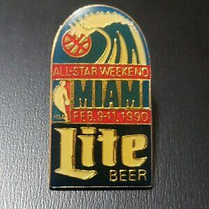 NB Miami Heat 1990 All Star Weekend pin back